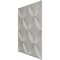 Ekena Millwork 19 5/8in. W x 19 5/8in. H Wallflower EnduraWall Decorative 3D Wall Panel Covers 2.67 Sq. Ft. WP20X20WABGL - alternate 2